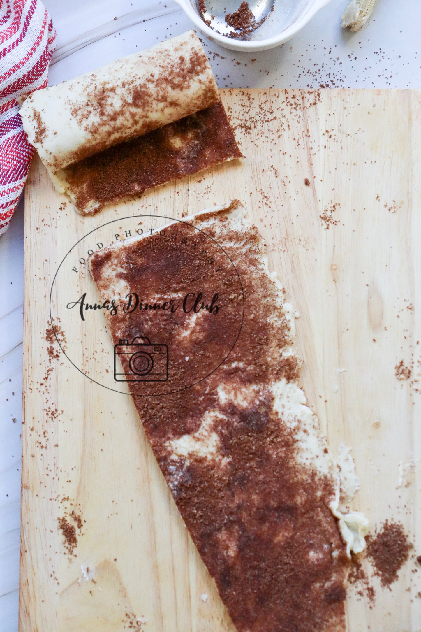 Valentine cinnamon rolls for two   - PLR set