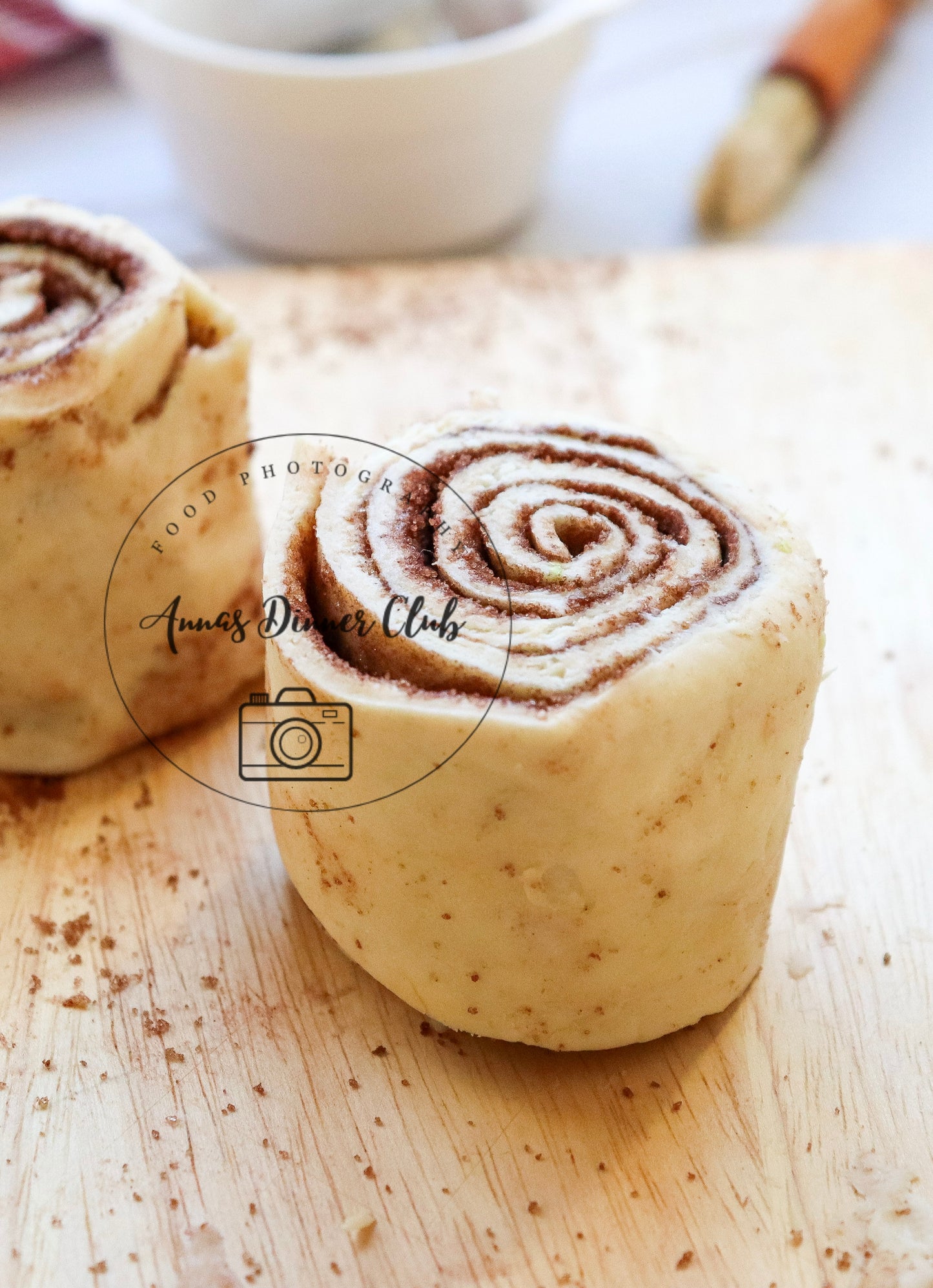 Valentine cinnamon rolls for two   - PLR set