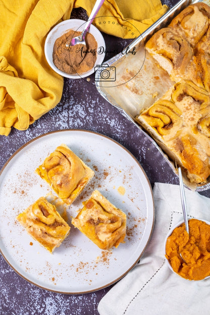 Pumpkin Cinnamon Rolls PLR set