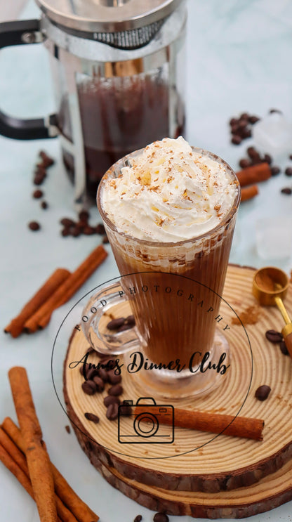 Healthier version of Starbucks Cinnamon Dolce Latte- PLR set