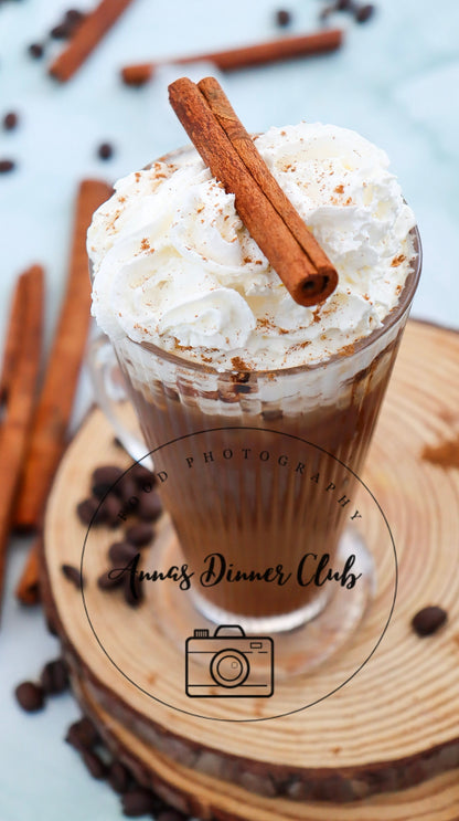 Healthier version of Starbucks Cinnamon Dolce Latte- PLR set