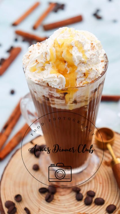 Healthier version of Starbucks Cinnamon Dolce Latte- PLR set