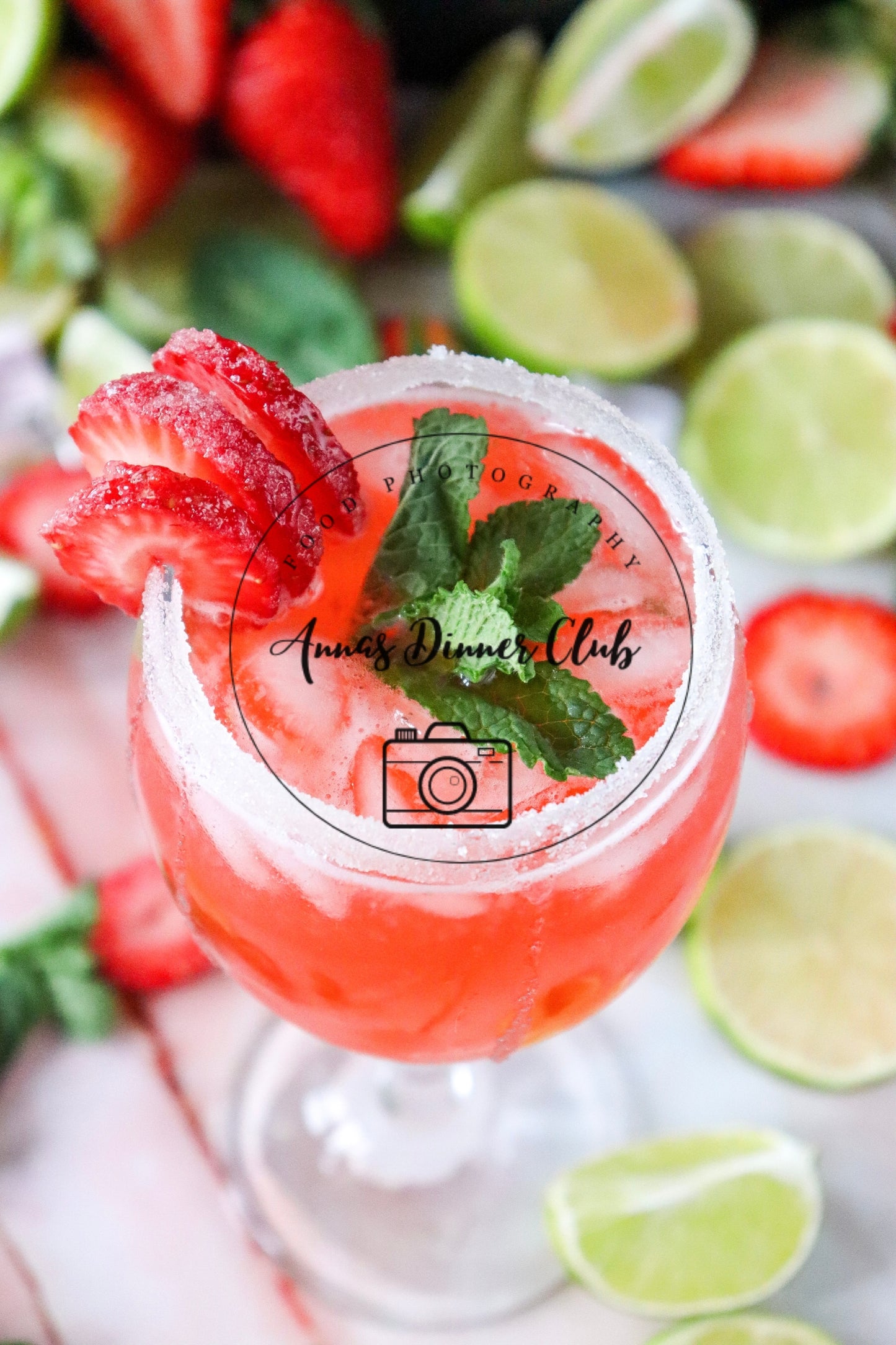 Strawberry Mojito Mocktail semi exclusive  set 3