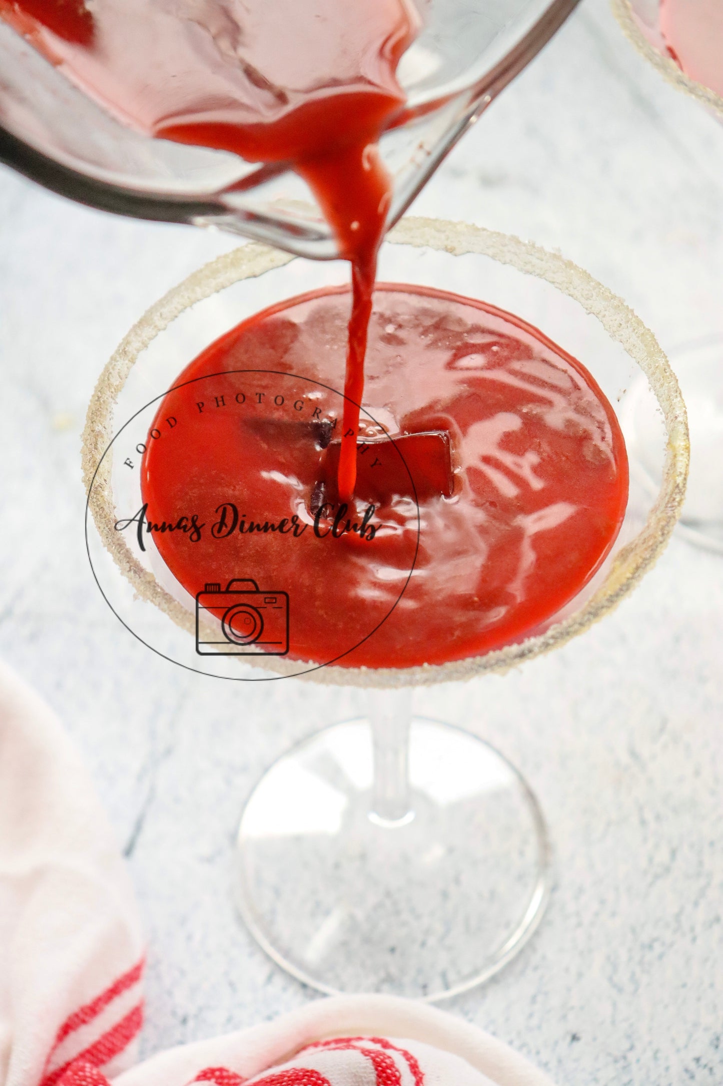 Valentine Red Velvet Martini  Mocktail- PLR set