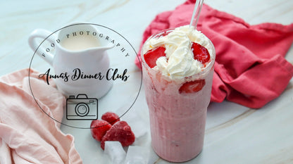 Starbucks Inspired Strawberry Cheesecake Frappuccino healthier version-PLR set