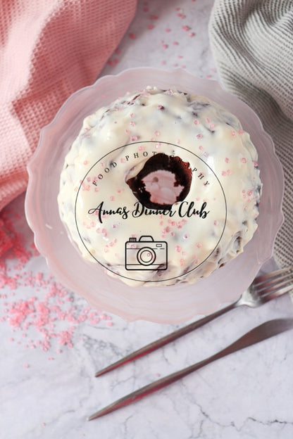 Red Velvet  Love Bundt Cake PLR set