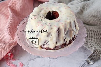 Red Velvet  Love Bundt Cake PLR set
