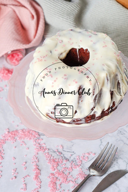 Red Velvet  Love Bundt Cake PLR set