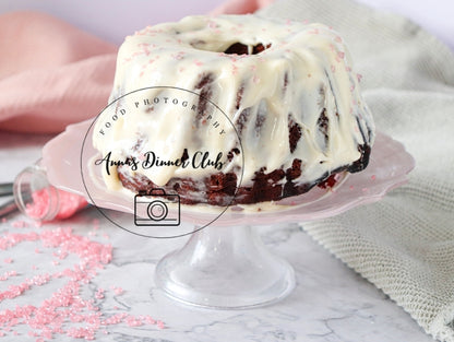 Red Velvet  Love Bundt Cake PLR set