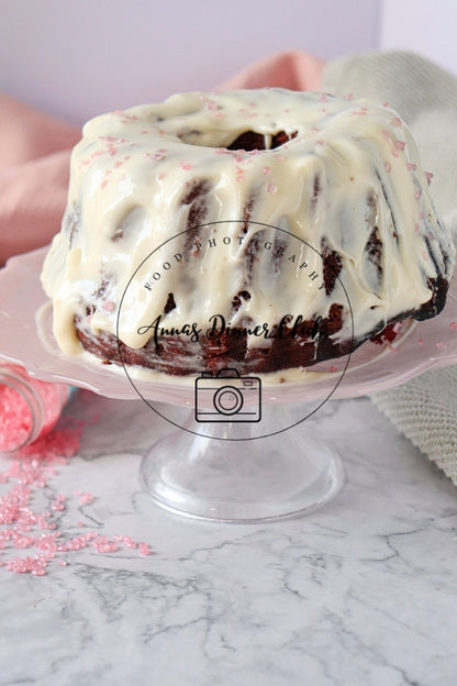 Red Velvet  Love Bundt Cake PLR set