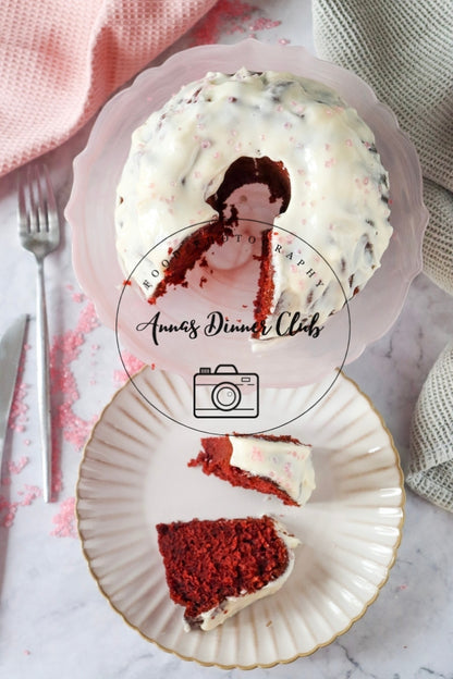 Red Velvet  Love Bundt Cake PLR set