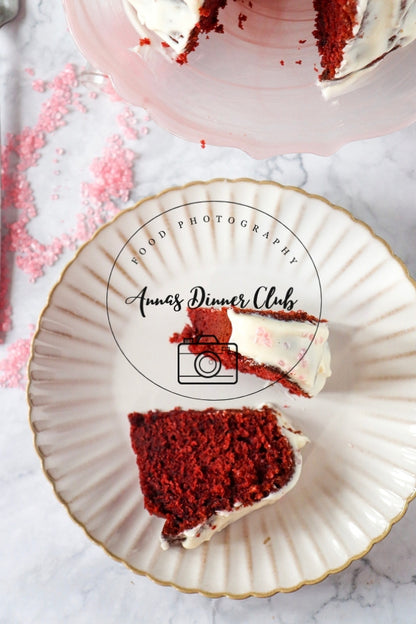 Red Velvet  Love Bundt Cake PLR set