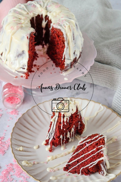 Red Velvet  Love Bundt Cake PLR set
