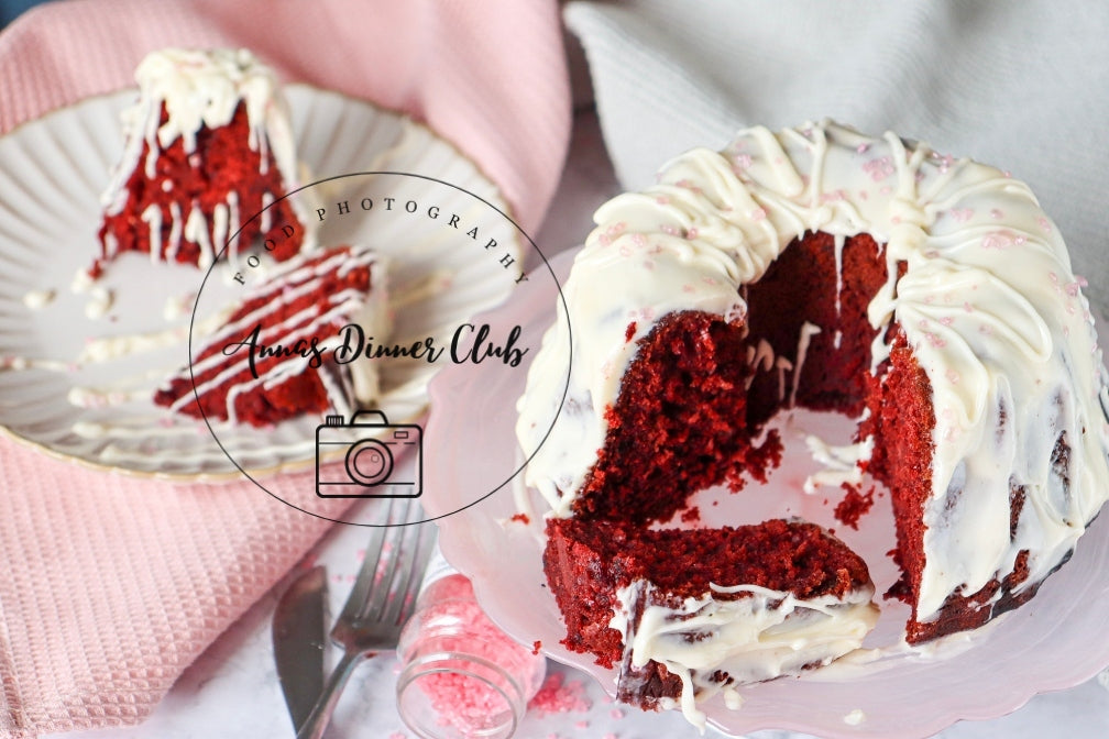 Red Velvet  Love Bundt Cake PLR set