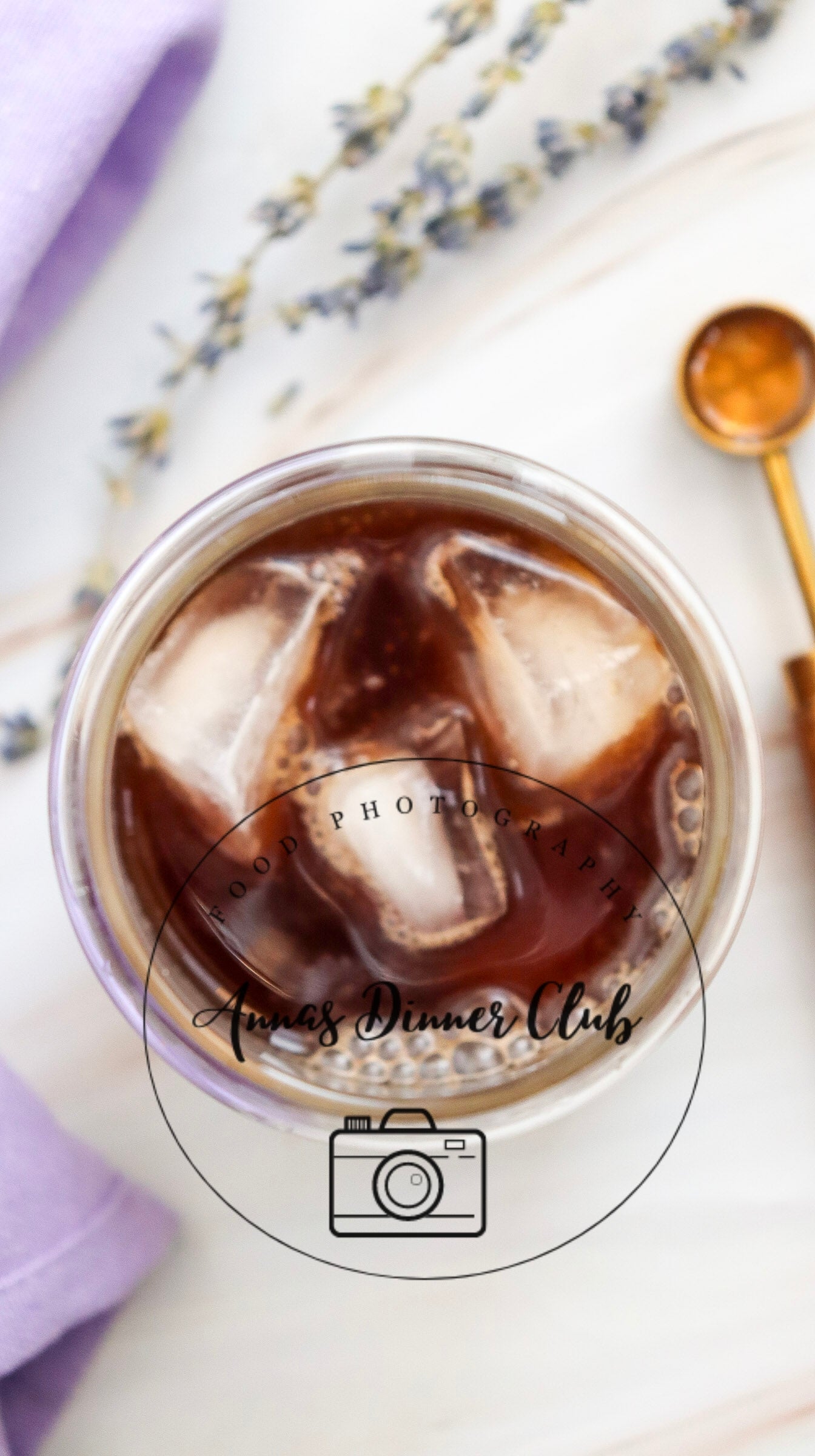 Lavender Iced Coffee Starbucks Inspired healthy version- PLR SET