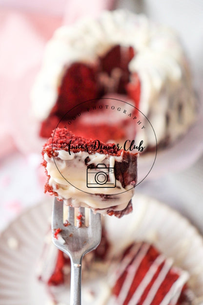 Red Velvet  Love Bundt Cake PLR set