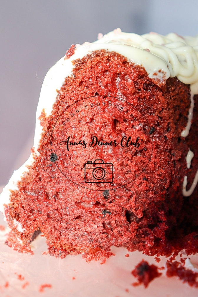 Red Velvet  Love Bundt Cake PLR set