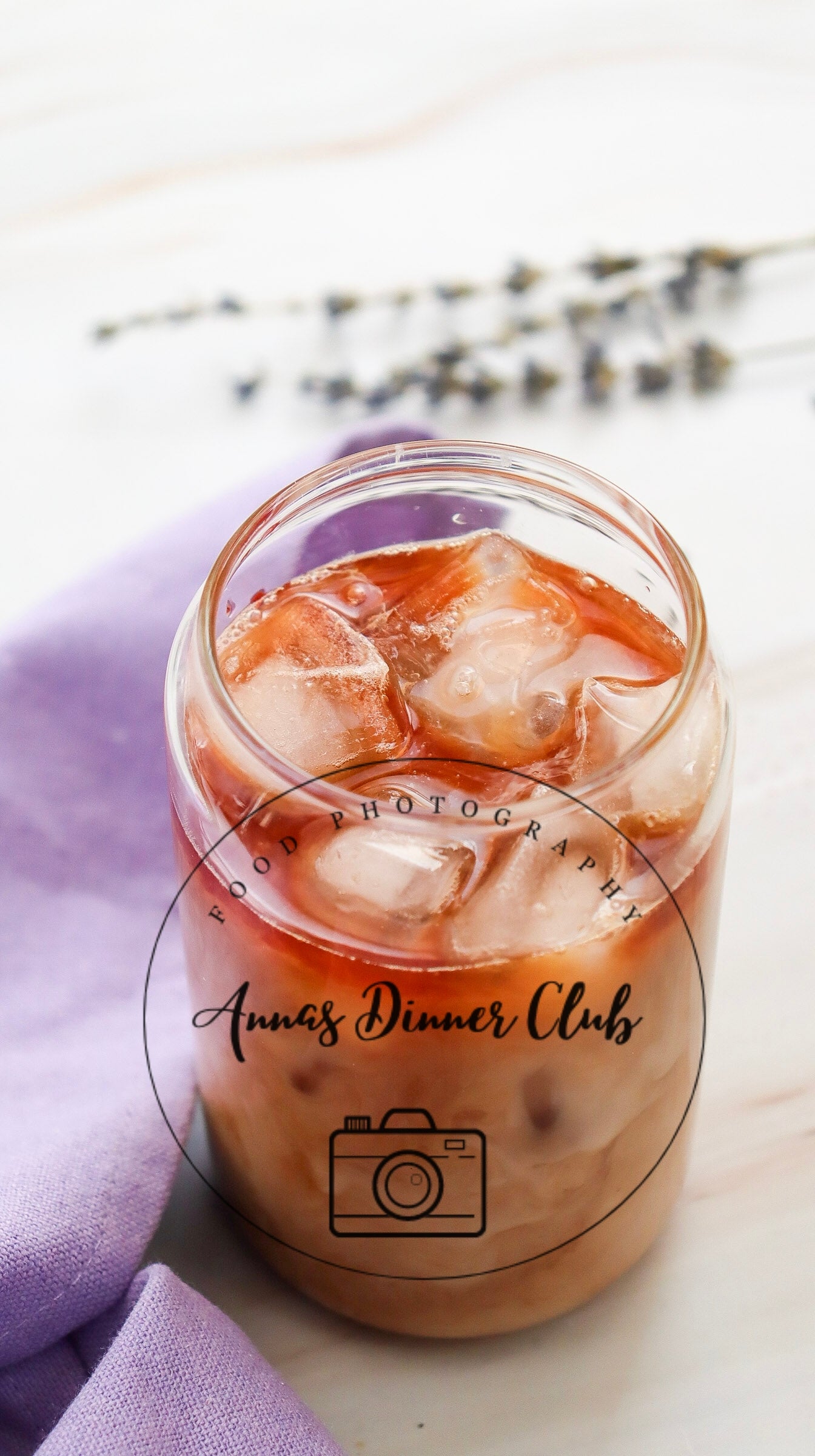 Lavender Iced Coffee Starbucks Inspired healthy version- PLR SET