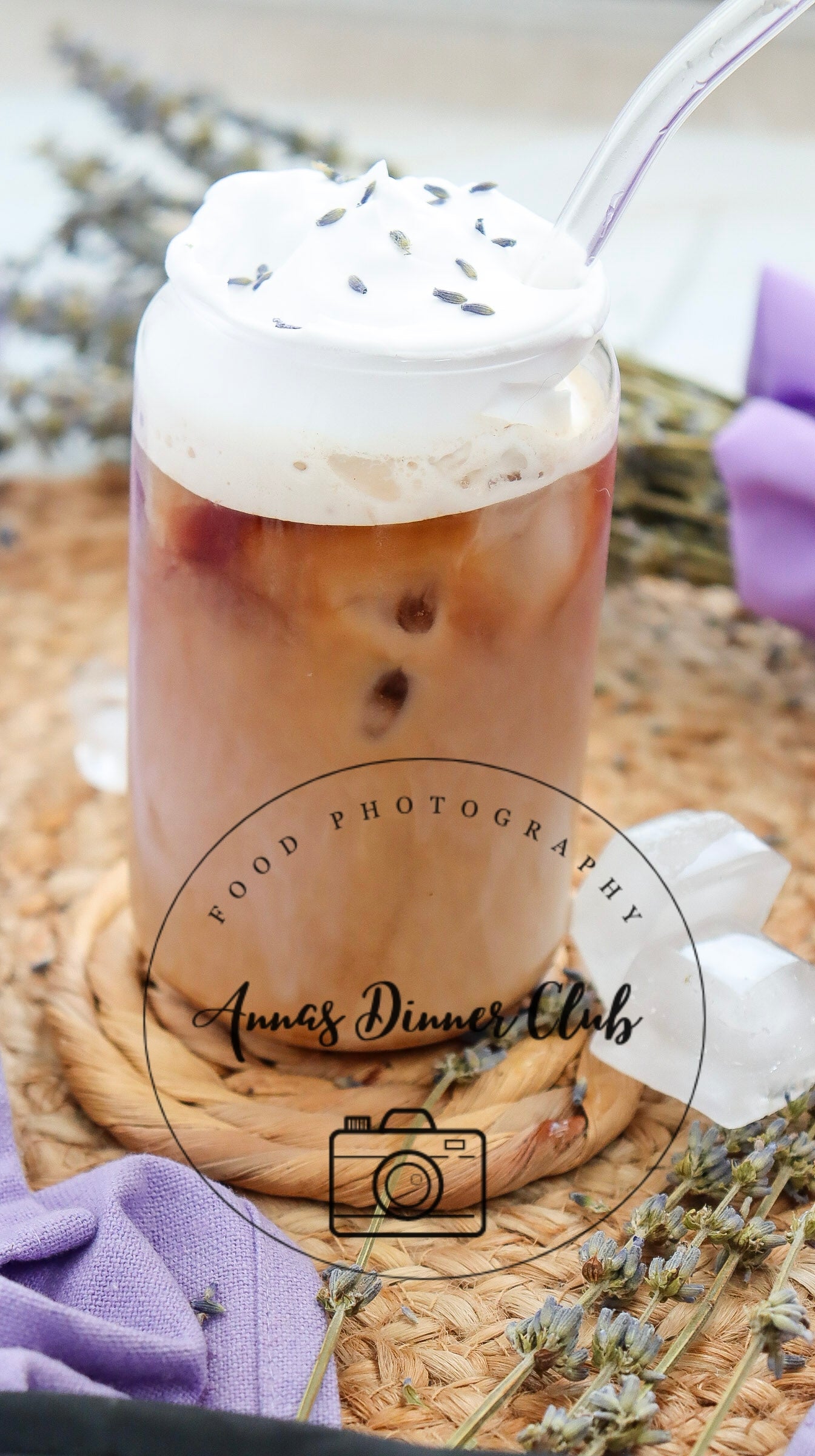 Lavender Iced Coffee Starbucks Inspired healthy version- PLR SET