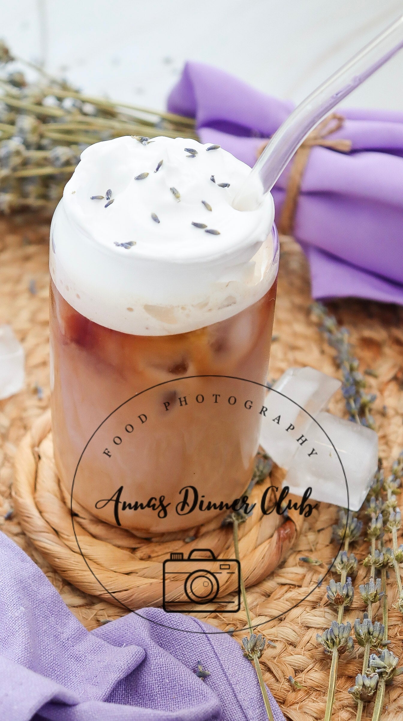 Lavender Iced Coffee Starbucks Inspired healthy version- PLR SET