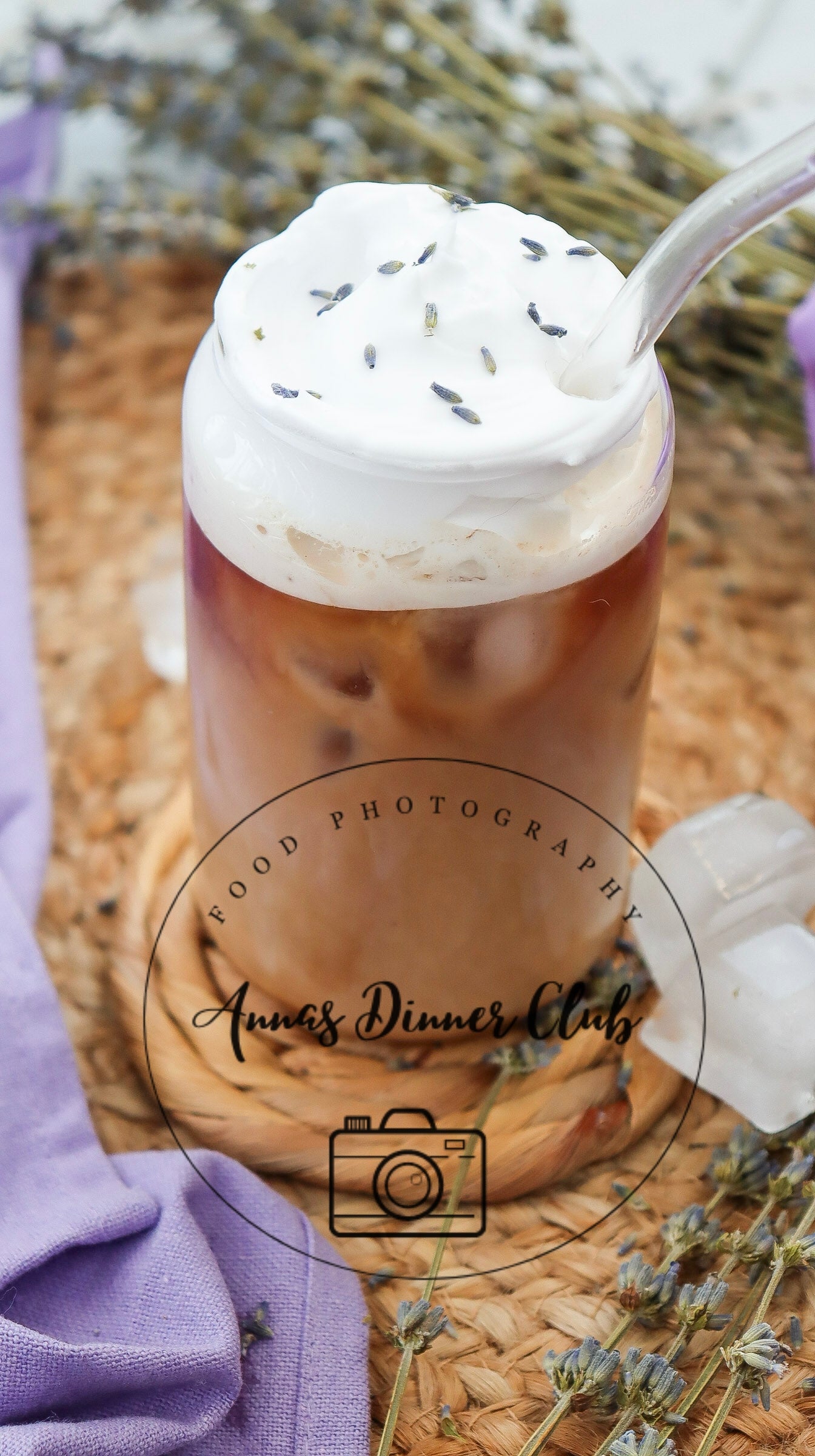 Lavender Iced Coffee Starbucks Inspired healthy version- PLR SET