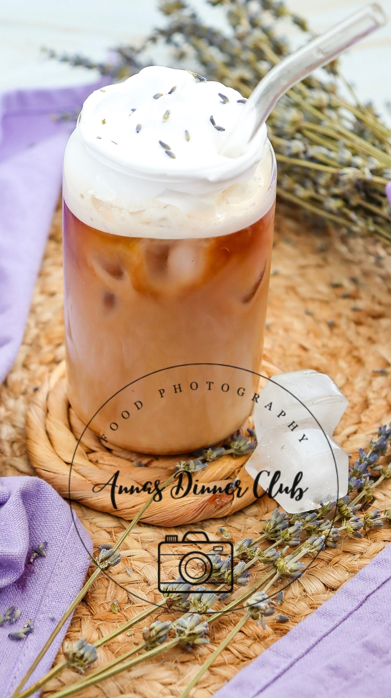 Lavender Iced Coffee Starbucks Inspired healthy version- PLR SET