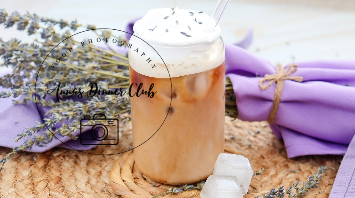 Lavender Iced Coffee Starbucks Inspired healthy version- PLR SET