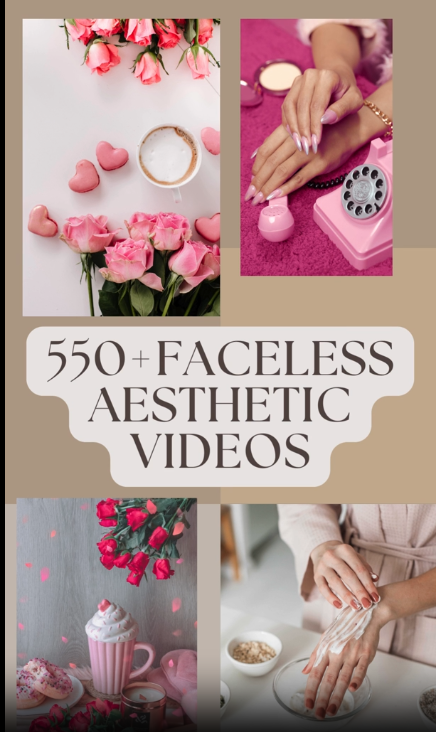 550+Pink Aesthetic Faceless videos Reels Bundle | Done-For-You Instagram Reels & Digital Marketing Videos.MRR/PLR Resell Rights. Canva Editable